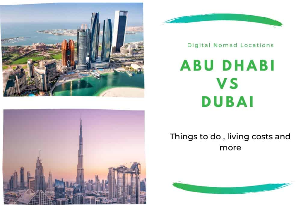 abu dhabi vs dubai difference better