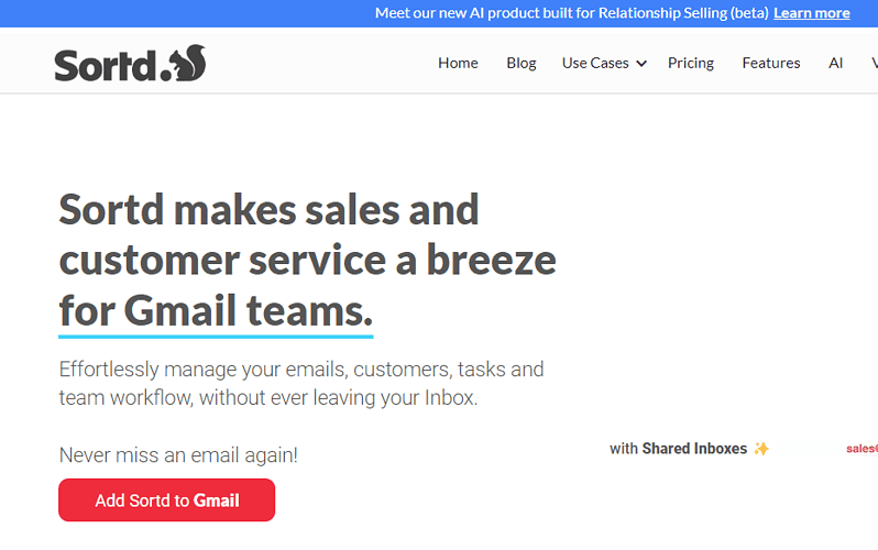 sortd email