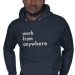 work from anywhere digital nomad hoodie