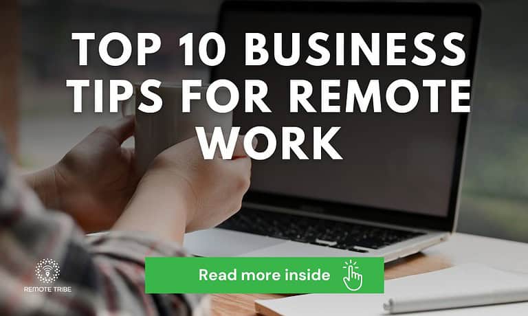 top 10 business tips remote work